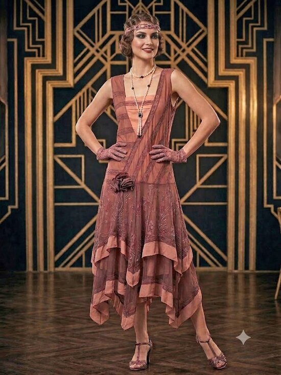 Nataya Dresses & Skirts - Nataya Vintage Inspired Flapper Gatsby 20s Dress NWOT Women's Small